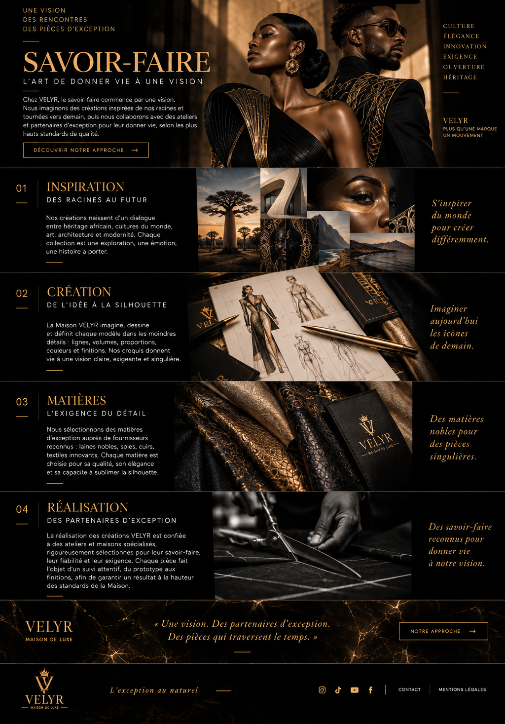 VELYR — Savoir-faire, de la vision à la pièce